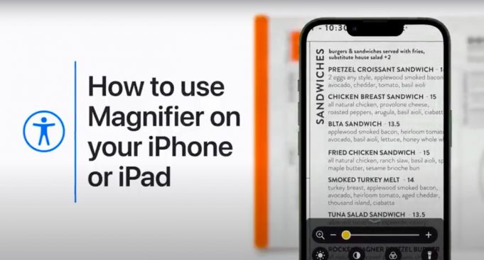 Apple návody – Jak používat Lupu na iPhonu, iPadu nebo iPodu touch
