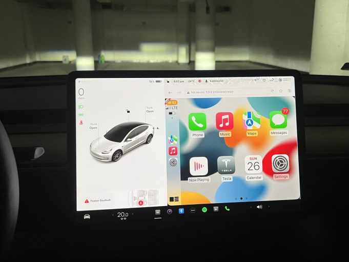 „Tesla Android Project“ nyní přináší CarPlay do více vozidel Tesla než kdy předtím