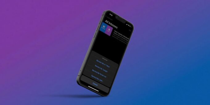Návod – Jak nastavit připomenutí na e-mail v aplikaci Mail na iPhonu