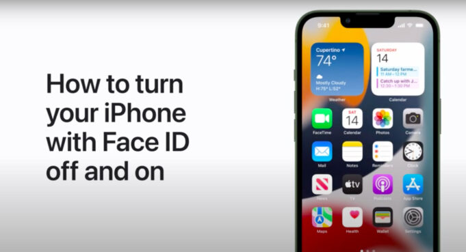 Apple návody – Jak vypnout a zapnout iPhone s Face ID