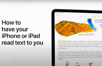 Apple návody – Jak nechat váš iPhone nebo iPad přečíst text