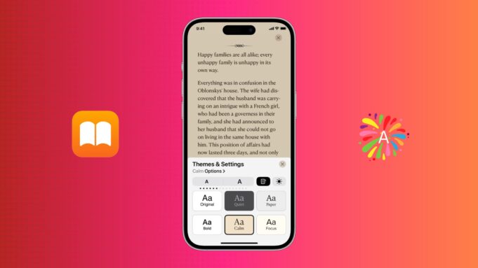 Návod – Jak používat motivy v aplikaci Knihy na iPhonu a iPadu