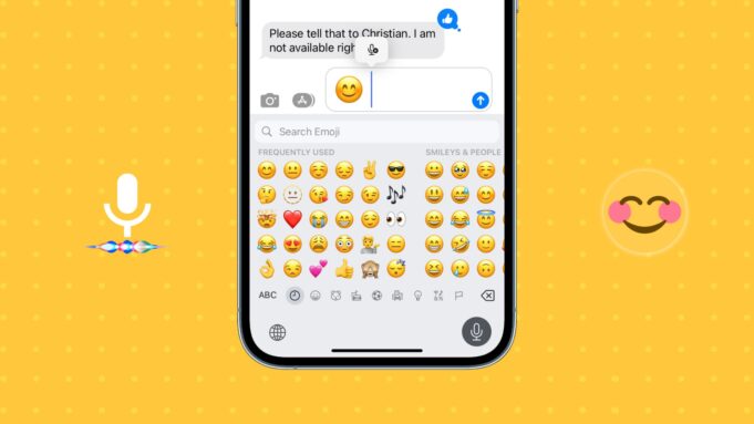 Návod – Jak vložit emoji do textu pomocí diktování nebo Siri na iPhonu