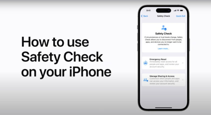 Apple návody – Jak používat funkci Bezpečnostní kontrola na iPhonu