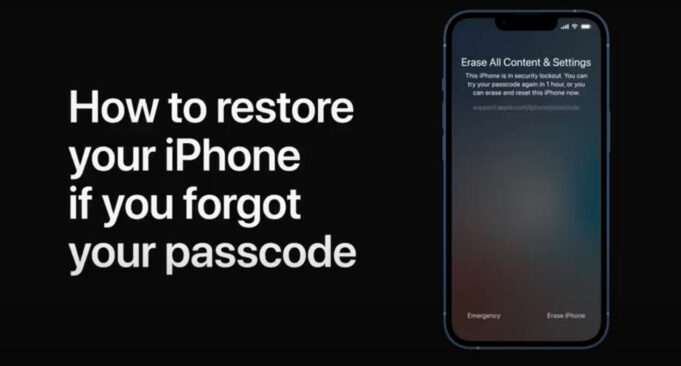 Apple návody – Jak obnovit svůj iPhone, pokud jste zapomněli přístupový kód