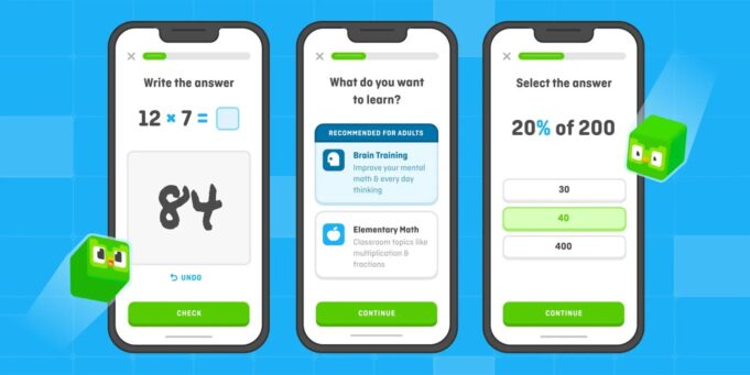 Nová aplikace Duolingo Math pomáhá dětem učit se a zlepšit své matematické dovednosti