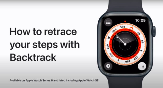 Apple návody – Jak používat funkci Backtrack na Apple Watch