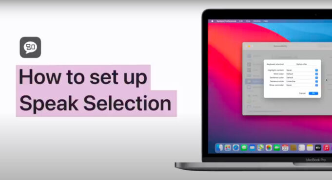 Apple návody – Jak nastavit Speak Selection na Macu