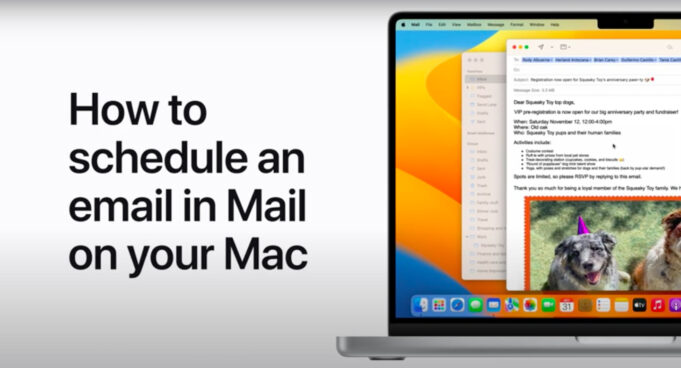 Apple návody – Jak naplánovat odeslání e-mailu v Mailu na Macu