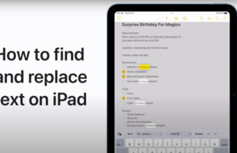Apple návody – Jak rychle vyhledat a nahradit slova a fráze v dokumentech a poznámkách na iPadu
