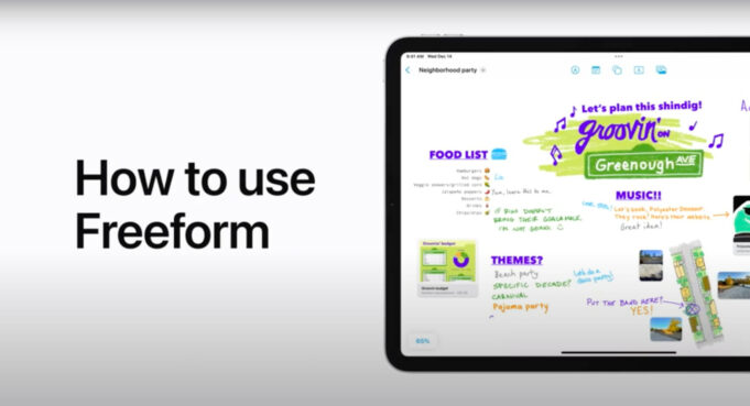 Apple návody – Jak používat aplikaci Freeform