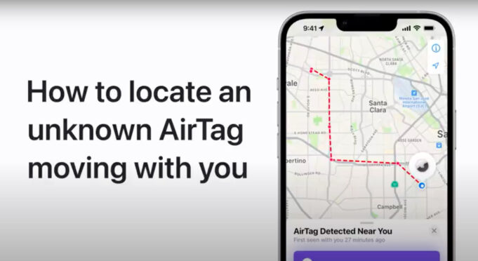 Apple návody – Jak najít neznámý AirTag pohybující se s vámi