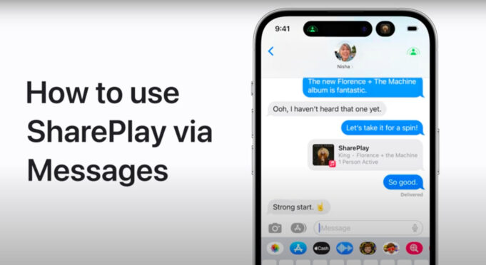 Apple návody – Jak používat SharePlay v aplikaci Zprávy na iPhonu