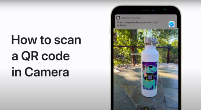 Apple návody – Jak naskenovat QR kód pomocí fotoaparátu na iPhonu a iPadu