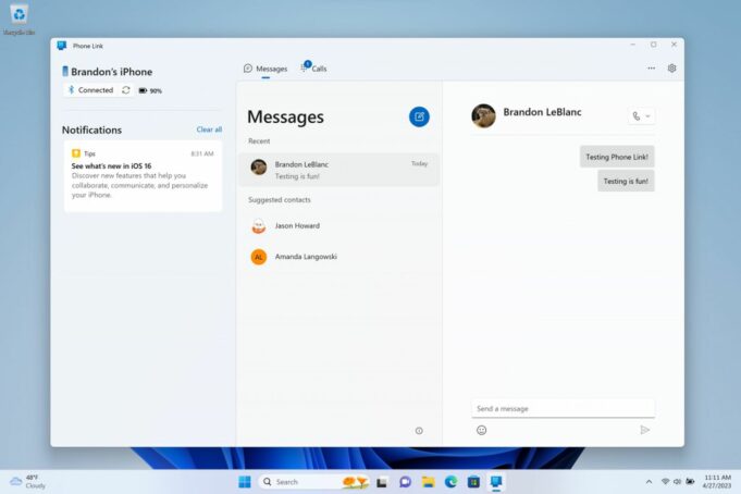 Microsoft oznámil podporu iMessage ve Windows s několika omezeními