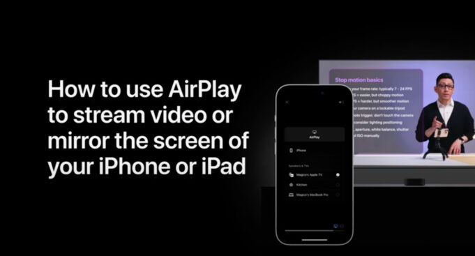 Apple návody – Jak používat AirPlay na iPhonu a iPadu