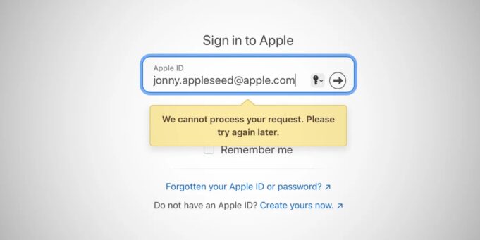 Služby, které závisí na Apple ID, byly dnes pro mnoho uživatelů nedostupné