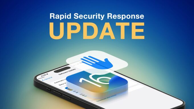 Apple vydal opravné aktualizace Rapid Security Response (RSR)