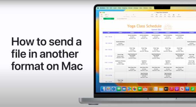 Návod – Jak odeslat soubor v jiném formátu v aplikaci Numbers, Pages a Keynote na Macu