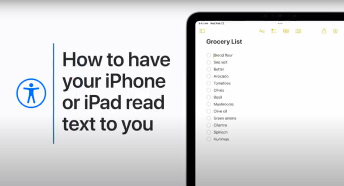 Apple návody – Jak zajistit, aby vám váš iPhone nebo iPad četl text