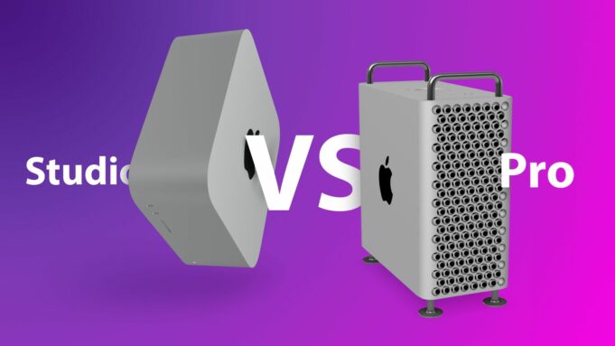 Srovnání – Mac Studio vs. Mac Pro