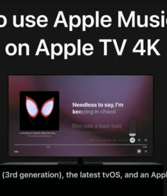 Apple návody – Jak používat Apple Music Sing na Apple TV 4K