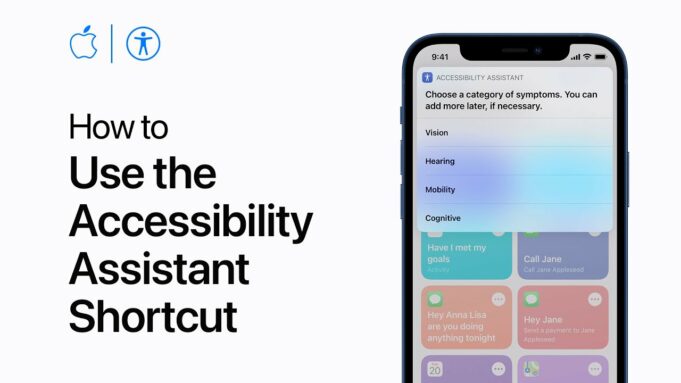 Apple návody – Jak používat Asistenta usnadnění zpřístupnění na Macu v aplikaci Zkratky