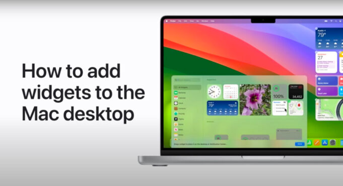 Apple návody – Jak přidat widgety na plochu Macu
