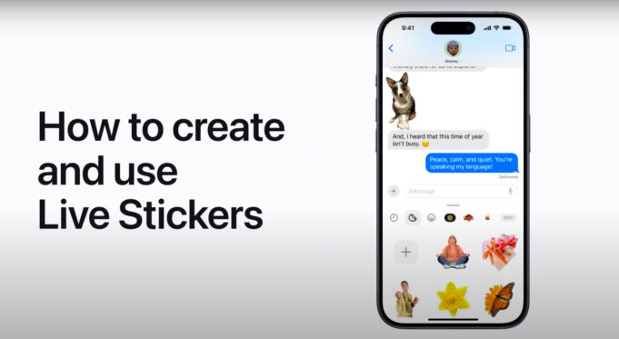 Apple návody – Jak vytvářet a používat živé nálepky na vašem iPhonu
