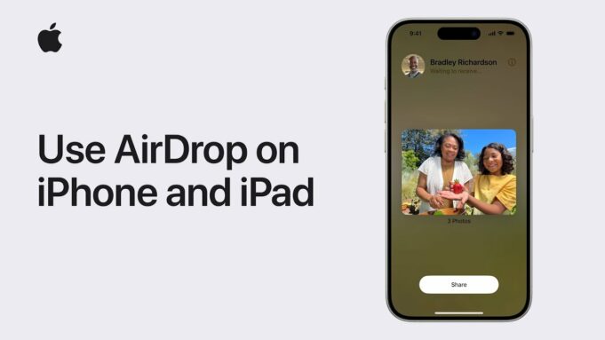 Apple návody – Jak používat AirDrop na iPhonu nebo iPadu