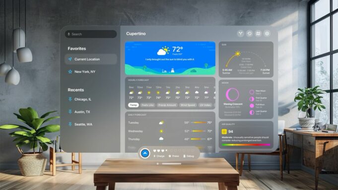 Aplikace CARROT Weather bude k dispozici na Apple Vision Pro