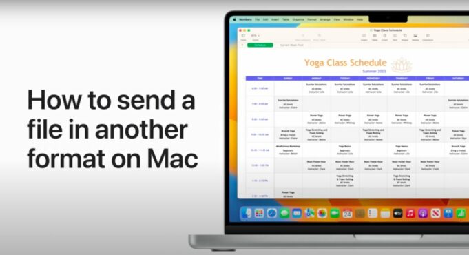 Apple návody – Jak převést soubor do jiného formátu v Numbers, Pages a Keynote na Macu