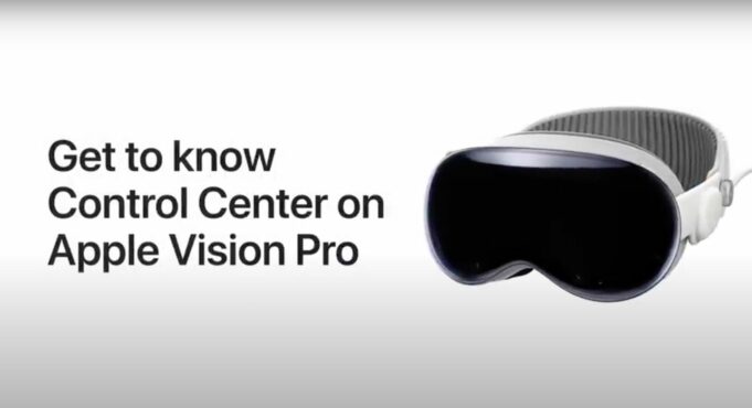 Apple návody – Seznamte se s Ovládacím centrem na Apple Vision Pro