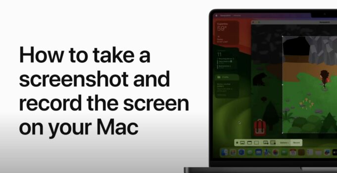 Apple návody – Jak pořídit snímek obrazovky a záznam obrazovky Macu
