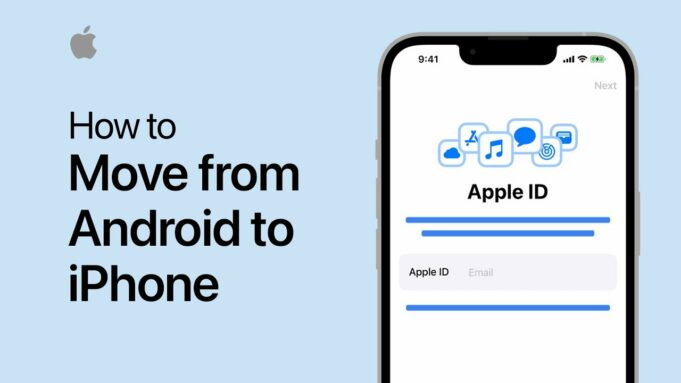 Apple návody – Jak přenést data z Androidu na iPhone