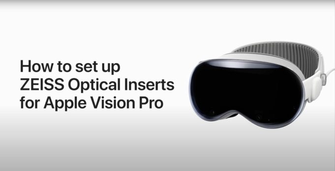 Apple návody – Jak poprvé nastavit kontaktní čočky ZEISS na Apple Vision Pro