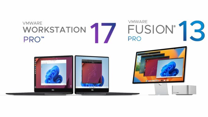 Virtualizační software Fusion Pro a Workstation Pro je nyní zdarma pro osobní použití