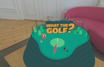 Populární hra Apple Arcade What the Golf? pro Vision Pro je aktualizována o spoustu nového obsahu