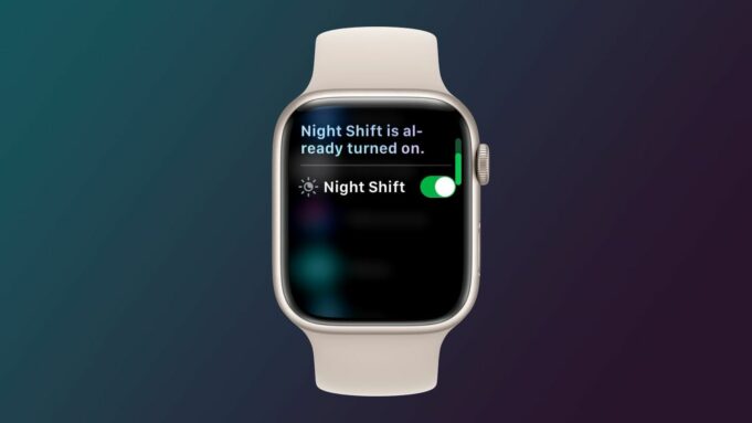 Apple Watch mají skrytou funkci pro aktivaci Night Shift
