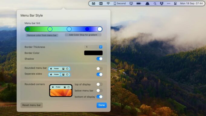 Aplikace pro Mac Bartender byla v tichosti přibližně před dvěma měsíci prodána