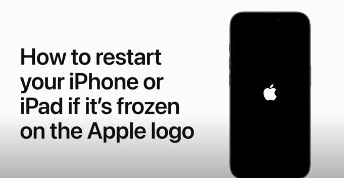 Apple návody – Jak restartovat váš iPhone nebo iPad, pokud zamrzne na logu Apple
