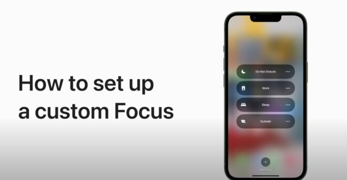 Apple návody – Jak nastavit vlastní režim soustředění na vašem iPhonu nebo iPadu