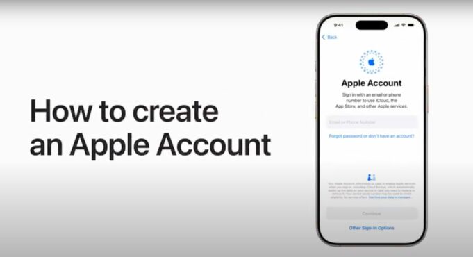 Apple návody – Jak vytvořit účet Apple