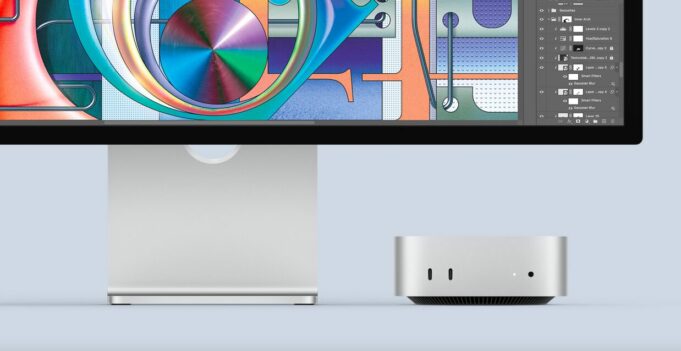 Nový Mac mini má tlačítko pro zapnutí umístěno na spodní straně zařízení