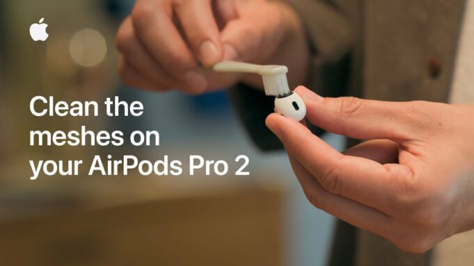 Apple návody – Jak vyčistit síťky na vašich AirPods Pro 2