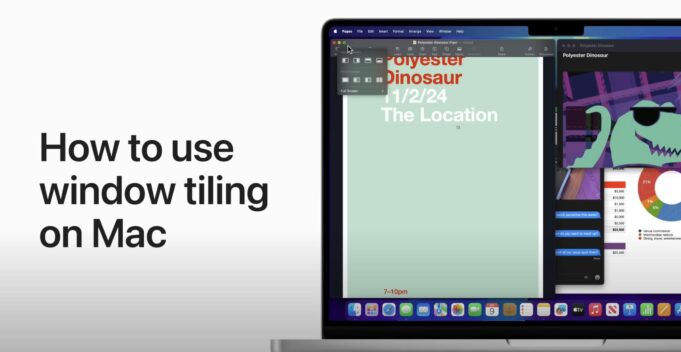 Apple návody – Jak uspořádat okna do dlaždic na ploše Macu