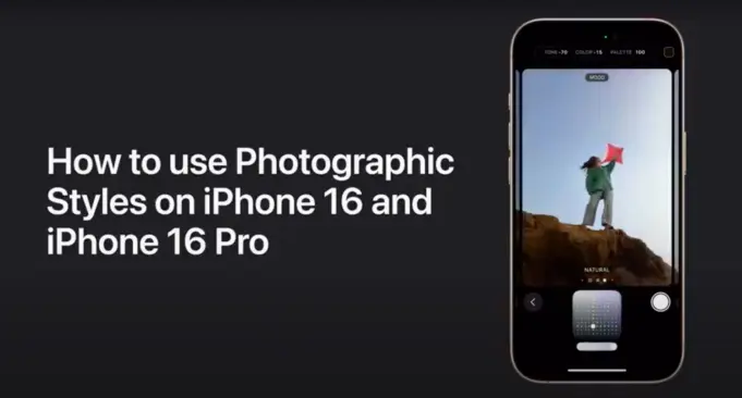 Apple návody – Jak používat fotografické styly na iPhone 16 a iPhone 16 Pro