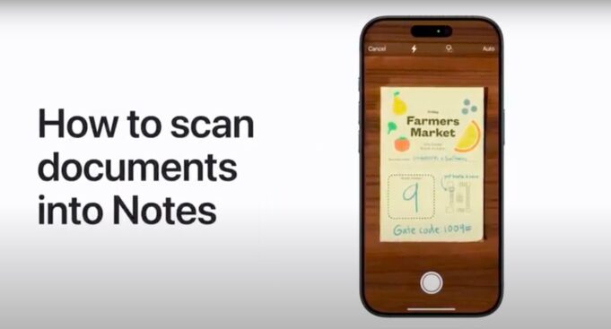 Návod – Jak skenovat dokumenty přímo do aplikace Poznámky na iPhonu nebo iPadu