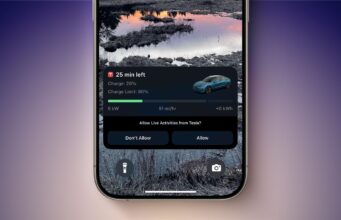Tesla aktualizovala svou aplikaci pro iPhone s podporou funkce živé aktivity