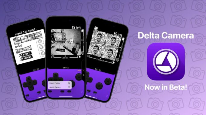 Delta Camera: Nová retro aplikace od autora emulátoru Delta přináší kouzlo kamery Game Boy